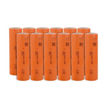 Tenpower INR18650-35HE - 3.7V 3500 Mah Li-ion Şarjlı Pil - 10A 12 Li Paket