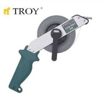 TROY 23145 İskandil Çelik Metre (50m, 13×0.18mm)