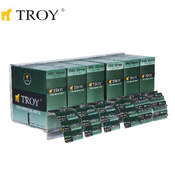 TROY 22251-S Bits Uç Seti (6 Kutu)