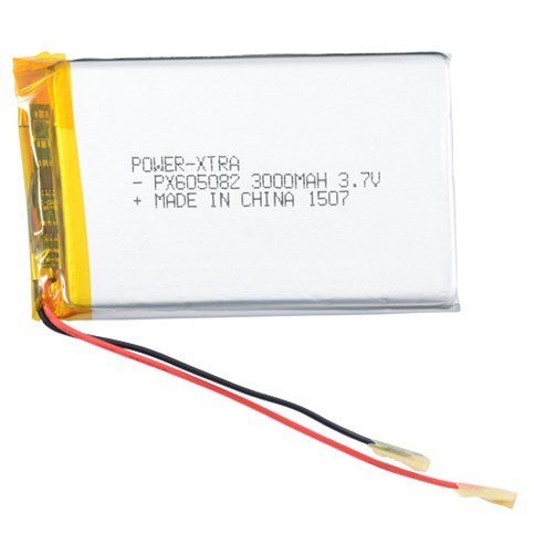 Power-Xtra PX605082 - 3.7V 3000 Mah Li-Polymer Pil - Devreli