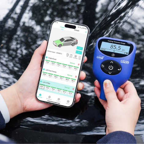 LS239 Profesyonel Oto Boya Kalınlık Ölçer | Uzman Mod Özelliği