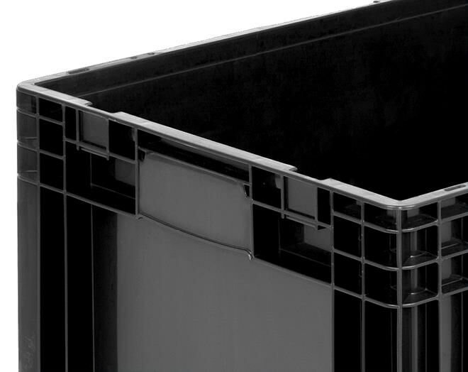 Plastik ESD Kasalar R-KLT-4115   Dış ebatları: 300x400x147 mm