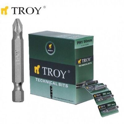 TROY 22256 Bits Uç Seti (PH2x50mm)  100Adet