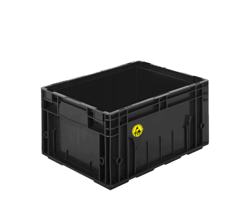 Plastik ESD Kasalar RL-KLT-4013   300x400x215 mm