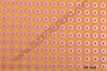 Geniş Delikli Bakırlı Plaket 13*23cm