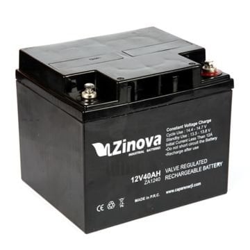 Zinova 12V 40 Ah Bakımsız Kuru Akü