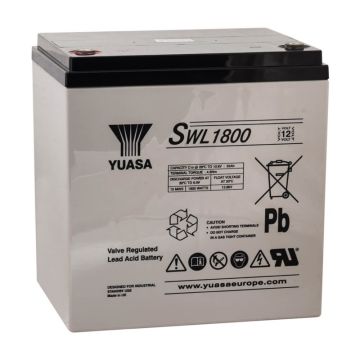 Yuasa SWL1800 12V 56 Ah Bakımsız Kuru Akü