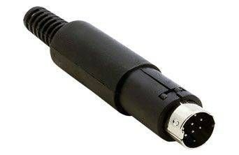 8 PIN MINI DIN ERKEK