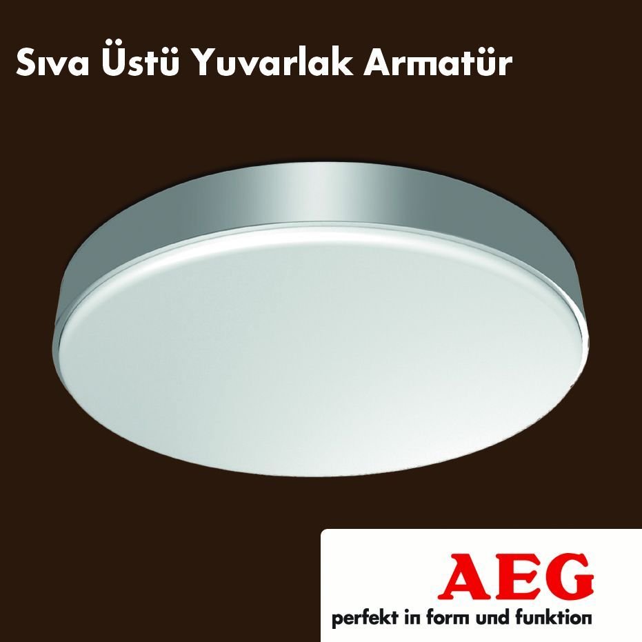 AEG 22W Yuvarlak Sıva Üstü Armatür