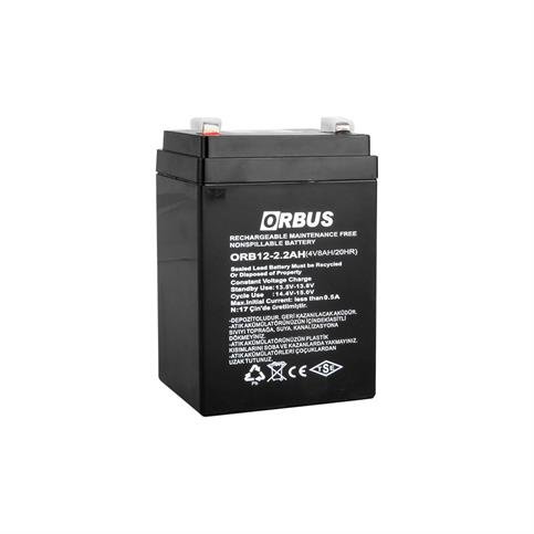 Orbus 12V 2.2  Ah Bakımsız Kuru Akü Dikey