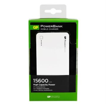 GP GP3C15AWE Powerbank Li-İon 15600 Mah Harici Batarya Beyaz