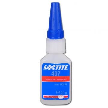 LOCTITE 407 Yüksek sıcaklık dayanımına sahip.