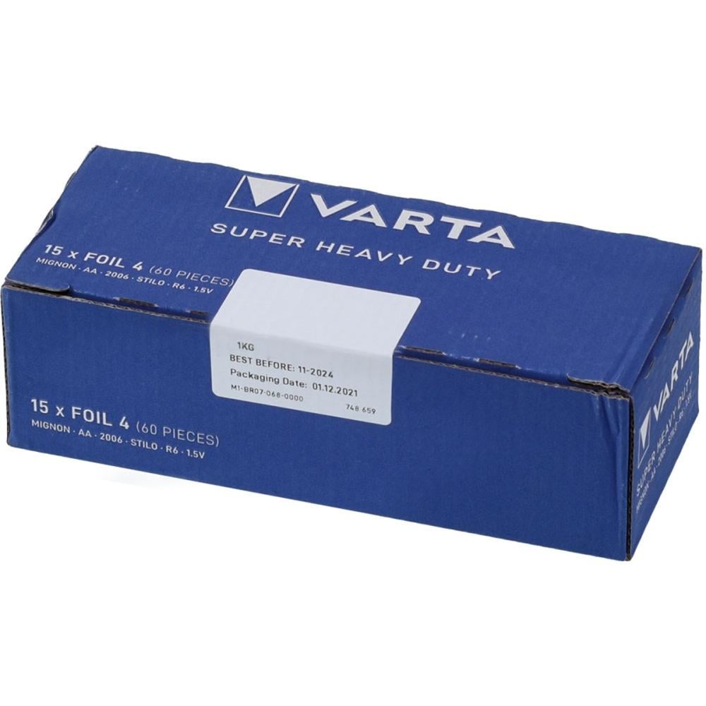 VARTA  AA ÇİNKO KARBON SUPER LİFE  (60'LI PAKET)