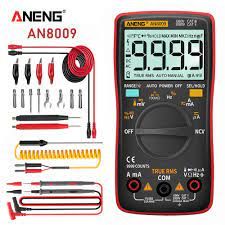 ANENG AN8009 Kullanışlı Otomatik Dijital Siyah Multimetre