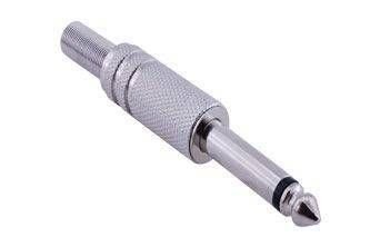 6.3MM MONO ERKEK METAL KONNEKTÖR KS202