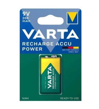 Varta 9V 200 mAh  Ready2Use Şarjlı Pil