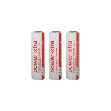 Power-Xtra PX18650-24P - 3.7V 2400 Mah Li-ion Şarjlı Pil - 12C - 30A  3 Lü Paket