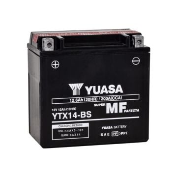 Yuasa YTX14-BS 12V 12AH Motosiklet Aküsü