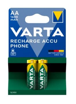 Varta Phone AA 1600 mAh Şarjlı Kalem Pil 2li