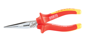 İzeltaş 3220136160 1000V İzoleli Elektrikçi Kargaburun Düz Uçlu 160 mm