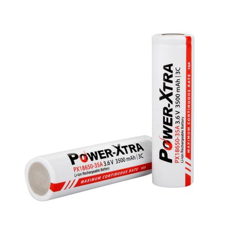 Power-Xtra PX18650-35A - 3.7V 3500 Mah Li-İon Şarjlı Pil - 3C - 10A