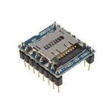 Arduino WTV020-SD-16P MicroSD'lı MP3 Modülü