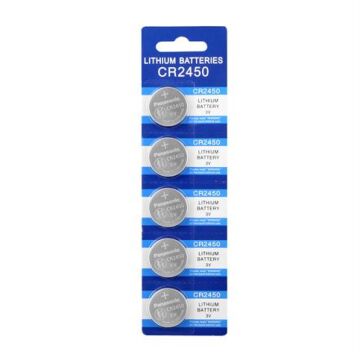 Panasonic CR-2450 - 3V - Lithium Pil - 5Li Blister