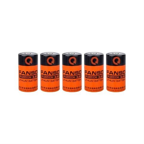 Fanso ER26500M - C Size - 3.6V Li-SOCl2 Lithium Pil 5 Li Paket