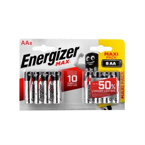 Energizer Max Alkalin AA Kalem Pil 8Li Blister