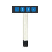 Arduino 1x4 Membrane Matrix Tuş Takımı