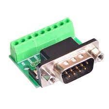 Arduino 9 Pinli RS232 RS485 Dönüştürücü Modülü (DB9 Erkek)