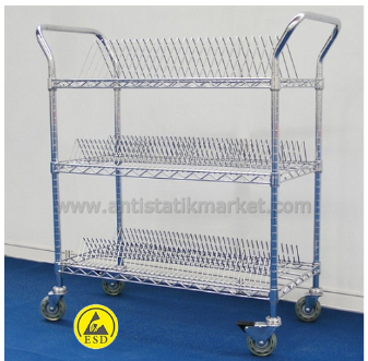 Antistatik ESD Taşıma Arabası MX-B0403