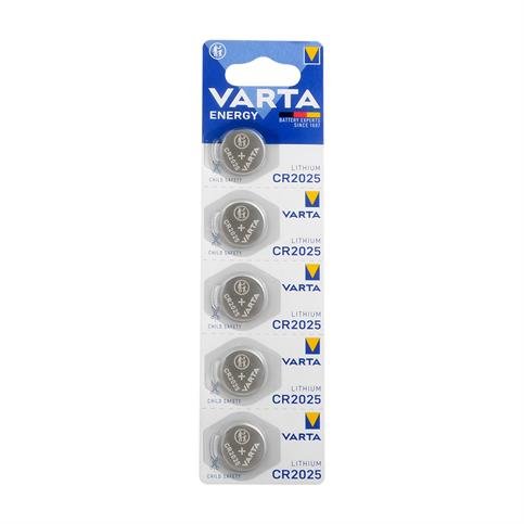 Varta 6025 Energy Lithium CR2025 Pil 5Li Blister