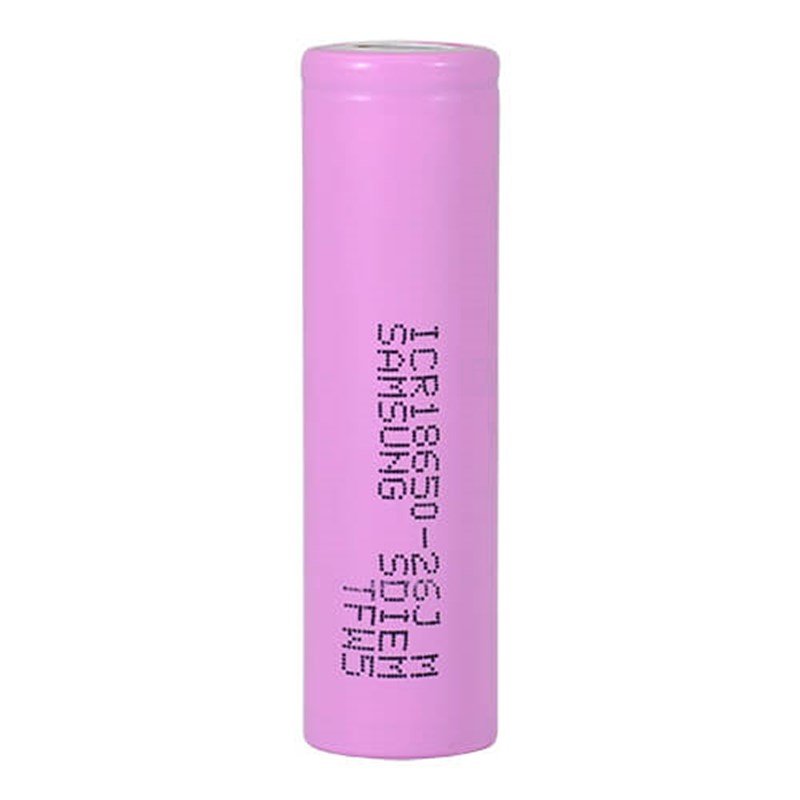 Samsung ICR18650-26JM 2600 mAh Li-ion Şarjlı Pil (2C)