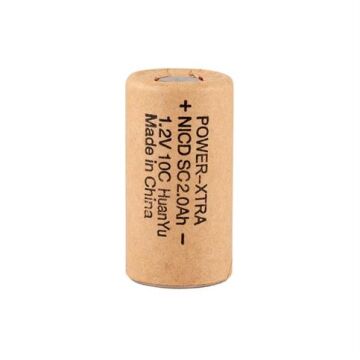 Huanyu HYCPSC2000N - 1.2V 2000 Mah - SC - Ni-Cd Şarjlı Pil - Başsız - 10C