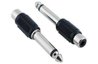 6.3MM MONO ERKEK - RCA DİŞİ ADAPTÖR