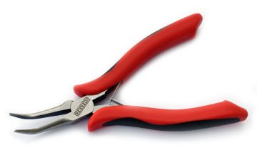 İzeltaş 3556140150 Elektronikçi Sivri Uçlu Eğri Kargaburun  150mm