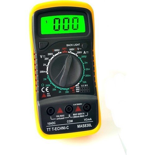 MAS 830L Dijital Ölçü aleti Işıklı