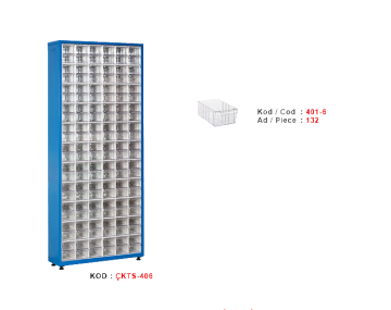 ÇKTS-406 Tek yönlü çekmeceli stand