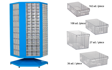 MT-650 Altıgen dönen dolap