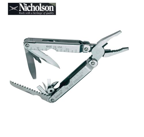 NICHOLSON Çok Amaçlı Cep Pensesi (14 Fonksiyonlu)