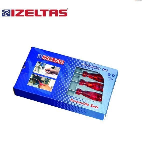 İzeltaş 4100 Kraft Seri Tornavida Seti (7 Parça)
