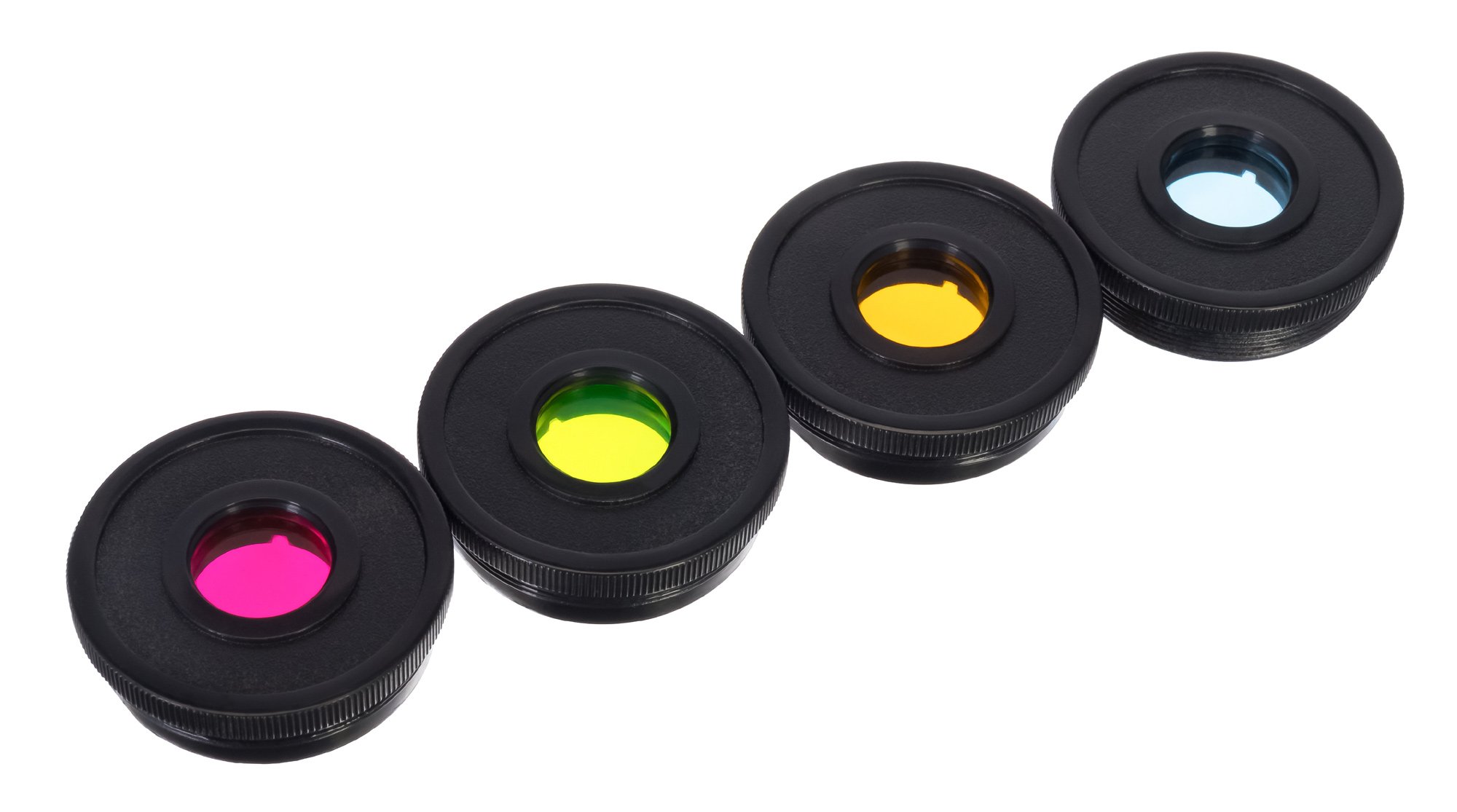Bresser 1,25'' Color Filters Set Essential (Red, Green, Blue, Yellow)