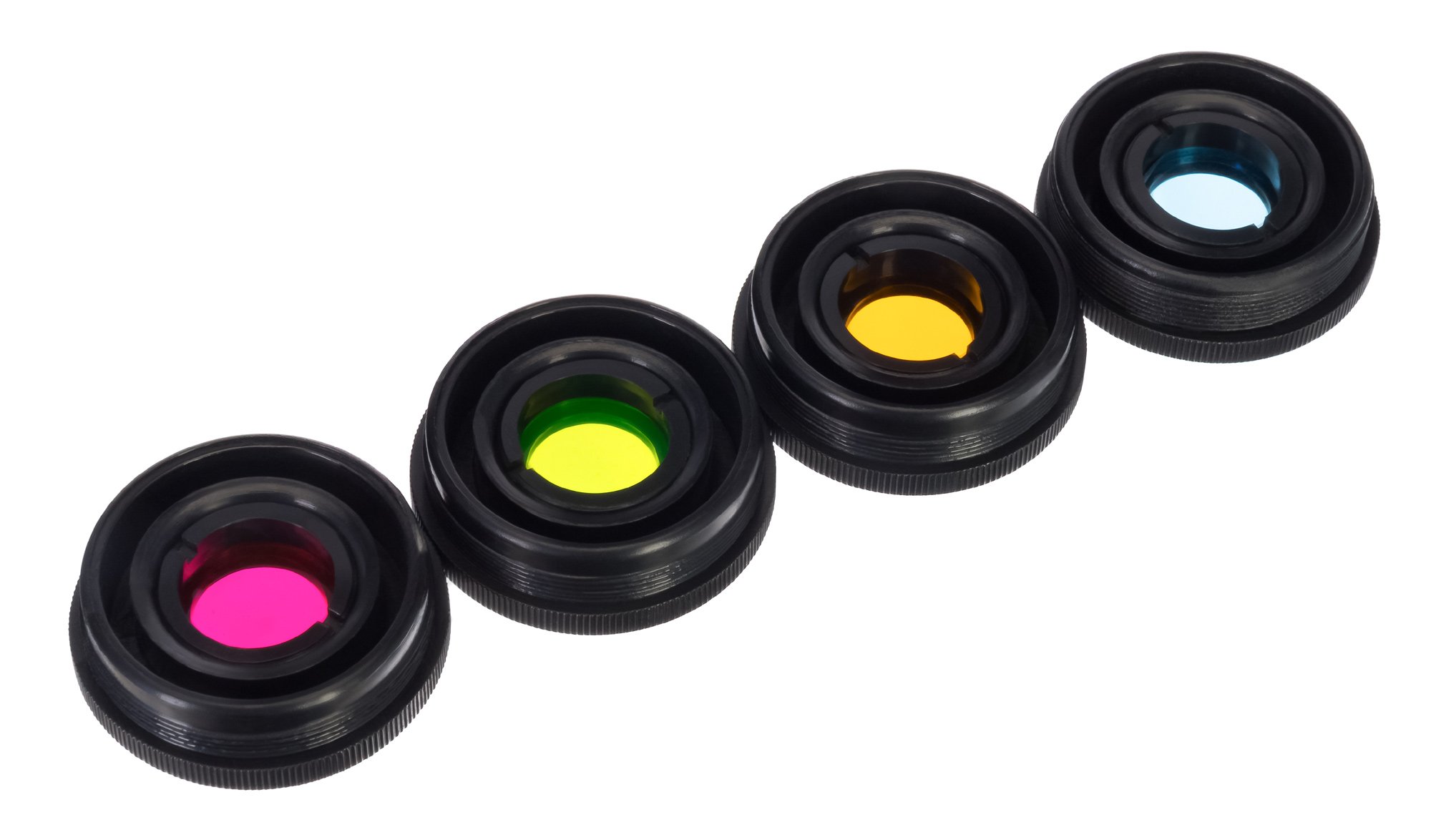 Bresser 1,25'' Color Filters Set Essential (Red, Green, Blue, Yellow)