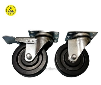 Antistatik ESD Tekerlek 125mm Çap MX-B04-C-P_5