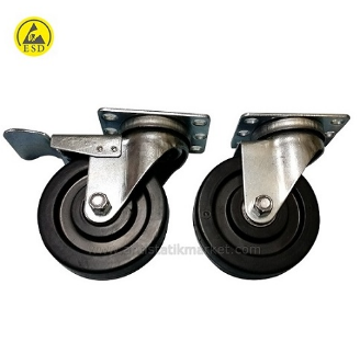 Antistatik ESD Tekerlek 125mm Çap MX-B04-C-P_5