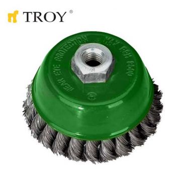 Burma Telli Çanak Fırça (125mm)