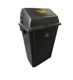 ESD İletken Kapaklı Çöp Kutusu 40 Litre IZ-WB_L40