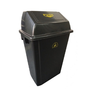 ESD İletken Kapaklı Çöp Kutusu 40 Litre IZ-WB_L40