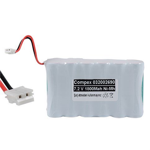 12M Compex 032002690 7.2V 1800 Mah Şarjlı Batarya Bloğu